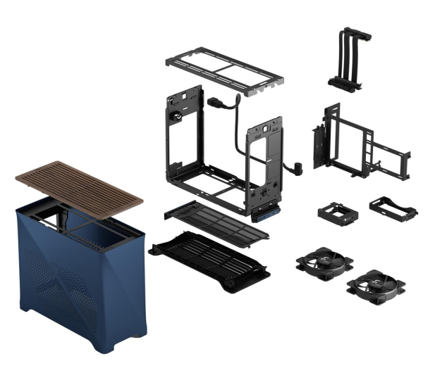 FRACTAL DESIGN Obudowa Era 2 Midnight Blue FD-C-ERA2N-03 - 1295815 - zdjęcie 7